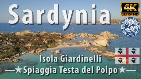 🇮🇹 Sardynia – Spiaggia Testa del Polpo 4K