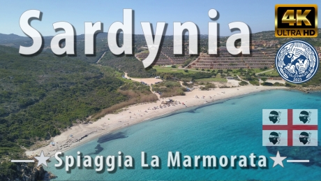 🇮🇹 Sardynia – Spiaggia La Marmorata 4K