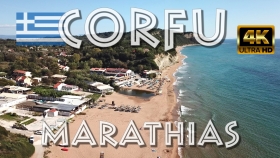 🇬🇷 Plaża Marathias – Korfu 4K