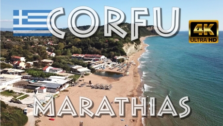 🇬🇷 Plaża Marathias – Korfu 4K