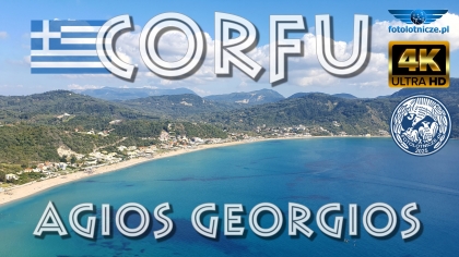 🇬🇷 Plaża Agios Georgios – Korfu 4K