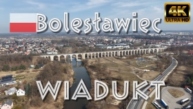 🇵🇱 Bolesławiec. Wiadukt kolejowy 4K