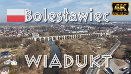 🇵🇱 Bolesławiec. Wiadukt kolejowy 4K