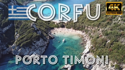 🇬🇷 Plaża Porto Timoni – Korfu 4K